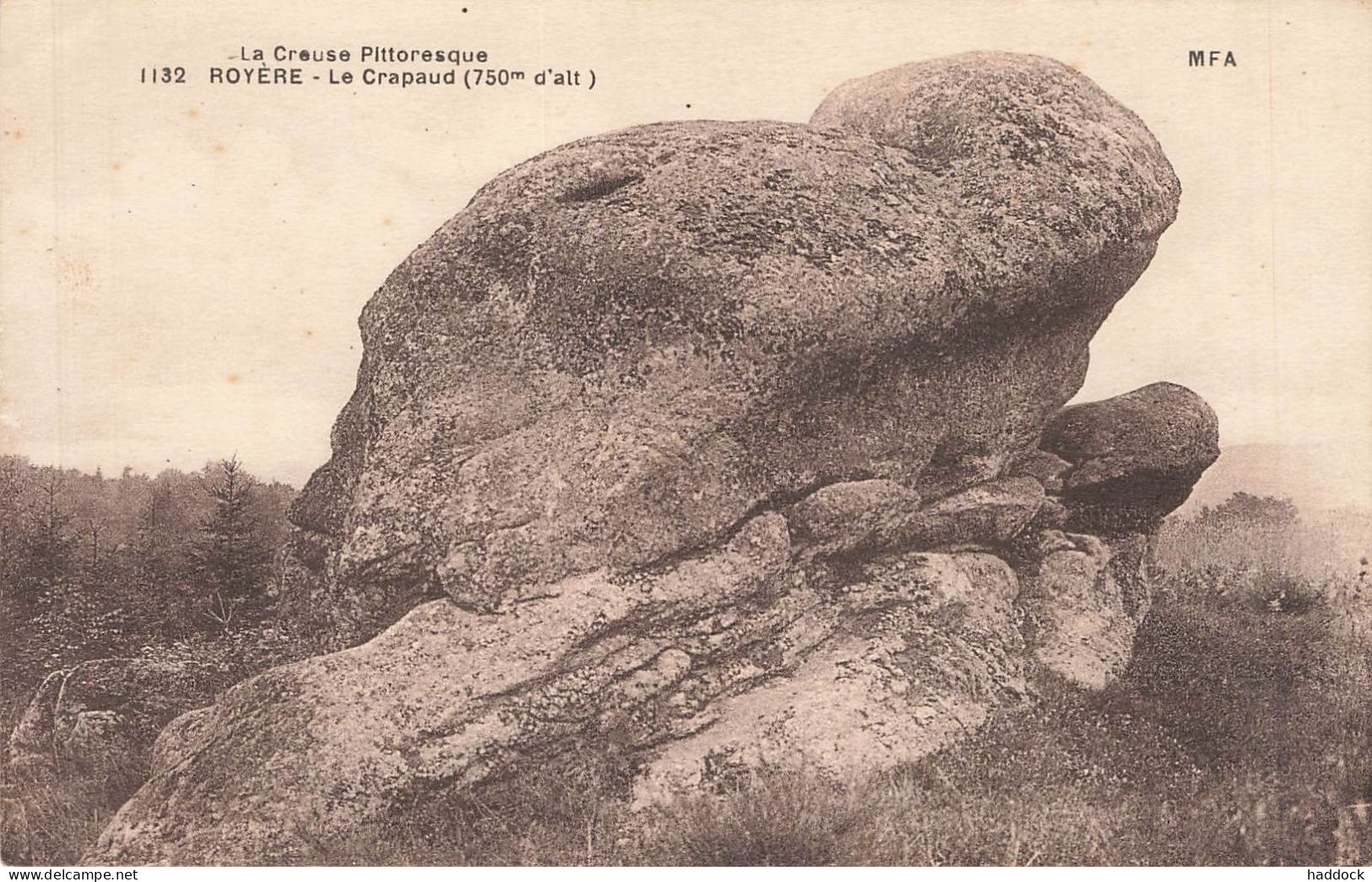 ROYERE : LE CRAPAUD (750 M D'ALT.)