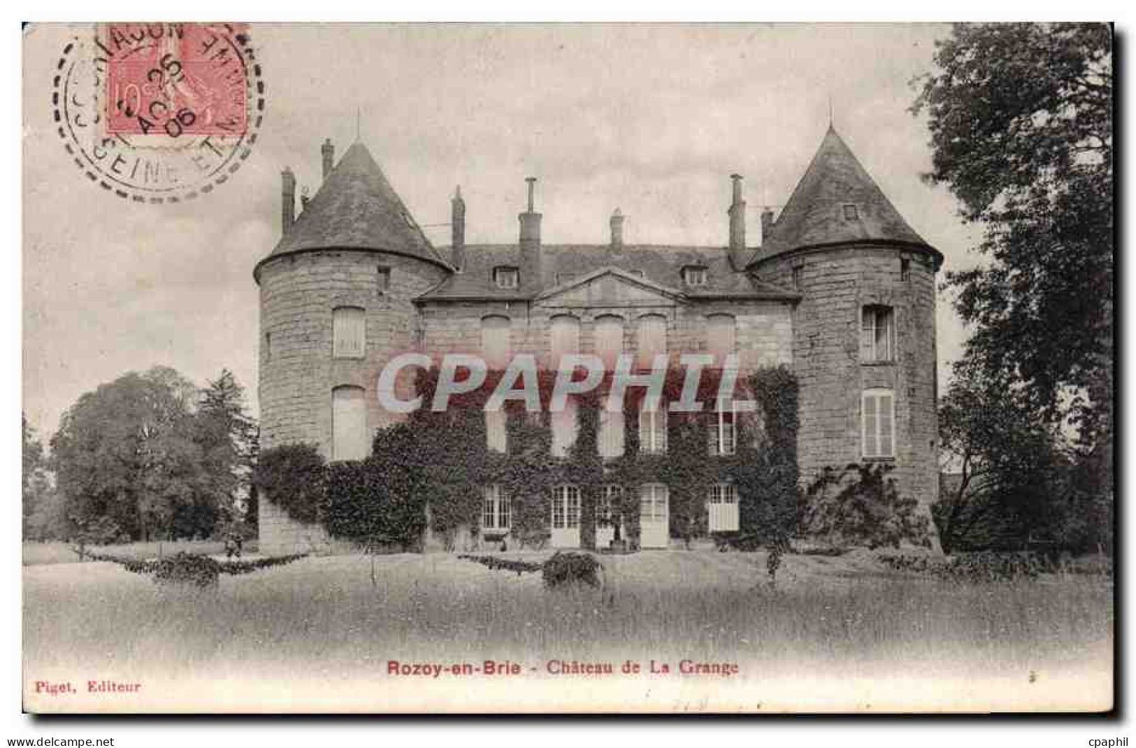 Rozay-en-Brie - Chateau de la Grange - CPA