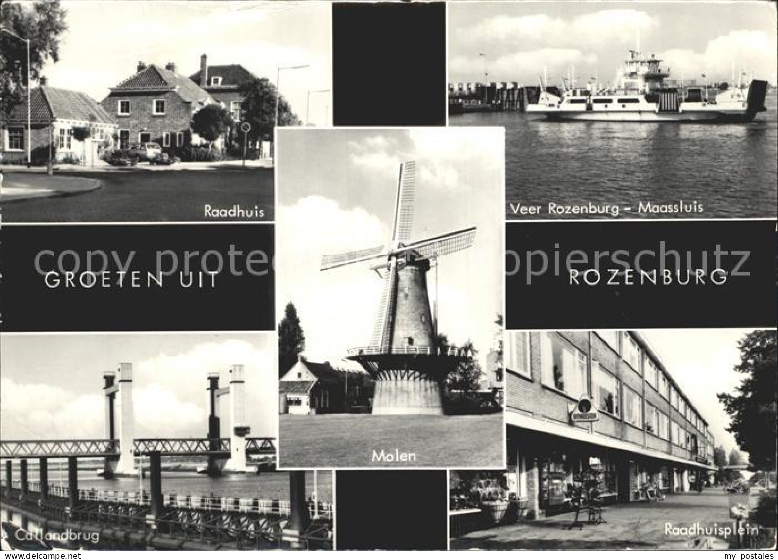 Rozenburg Raadhuis Raadhuisplein Veer Rozenburg- Maassluis