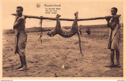 Ruanda Urundi - Chasseurs de panthère - Ed. Germain Van den Eeckaut