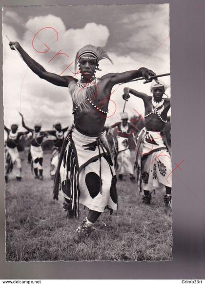 Ruanda-Urundi - Danseur Watusi - fotokaart