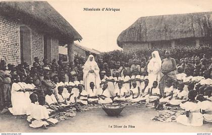 Ruanda-Urundi - Le dîner de fête - Ed. Soeurs Missionnaires de Notre-Dame d'Afrique (Alger, Algérie)