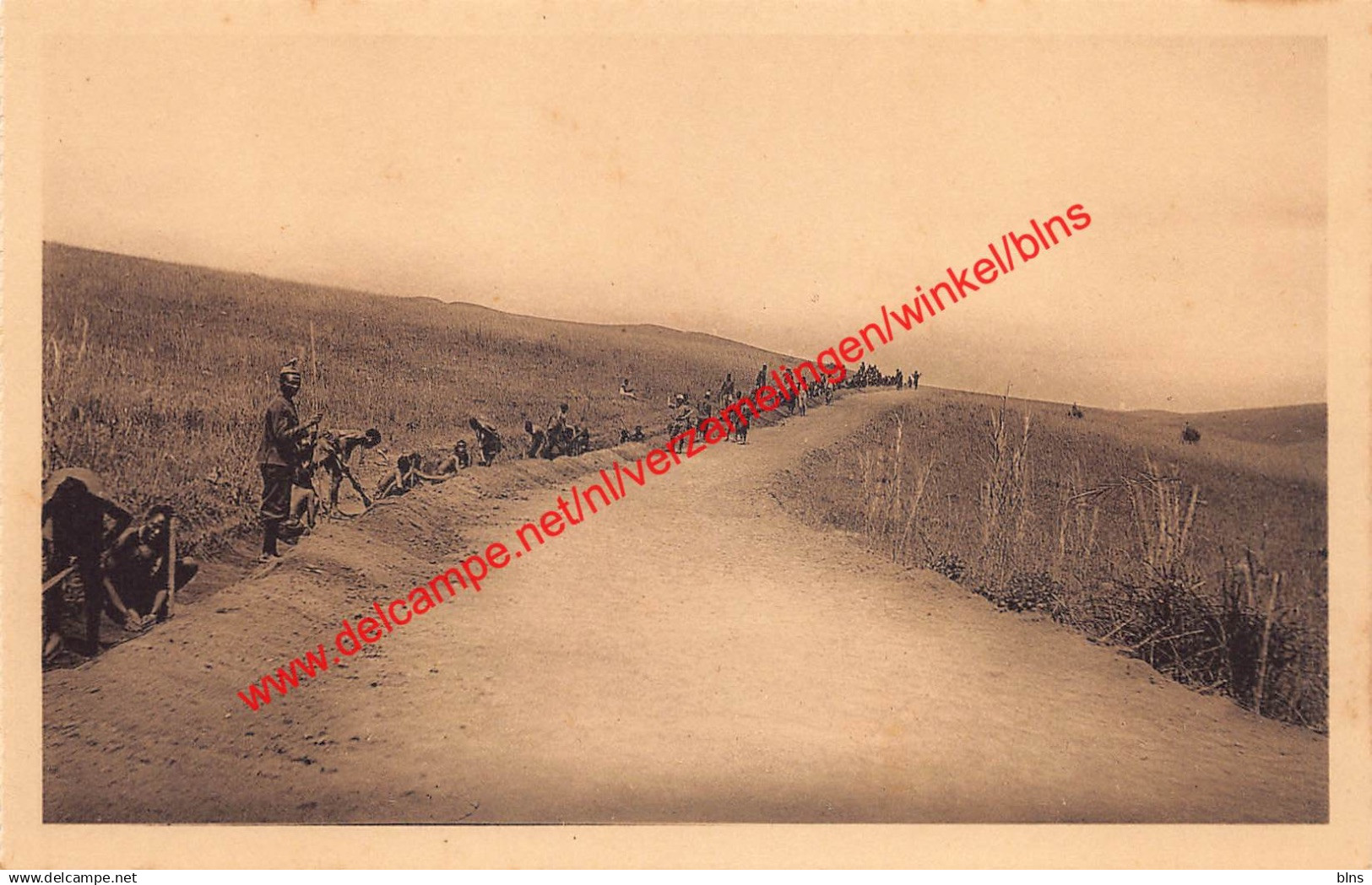 Ruanda - Construction d'une route