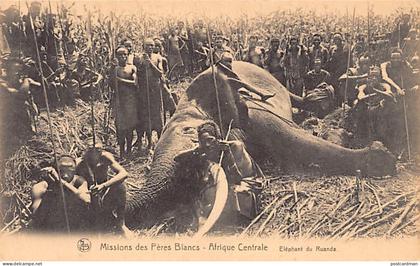 Rwanda - Un éléphant - Ed. Missions des Pères Blancs