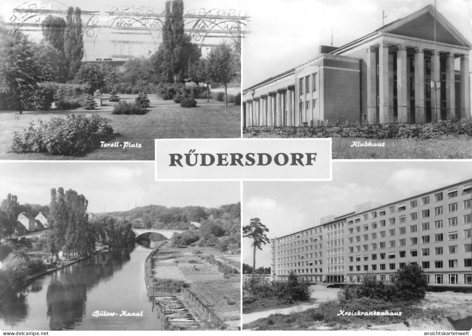 Rüdersdorf bei Berlin Teilansichten Mehrbildkarte gl1992 #168.012