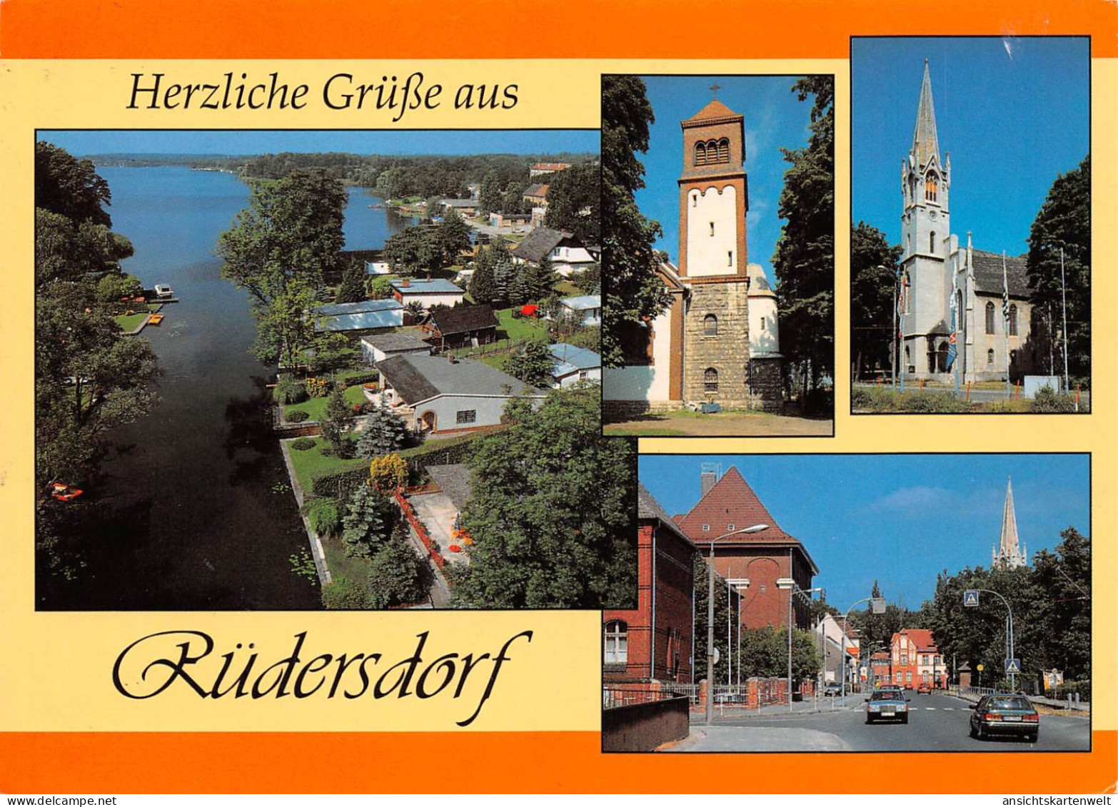 Rüdersdorf bei Berlin Teilansichten Mehrbildkarte gl1995 #168.013