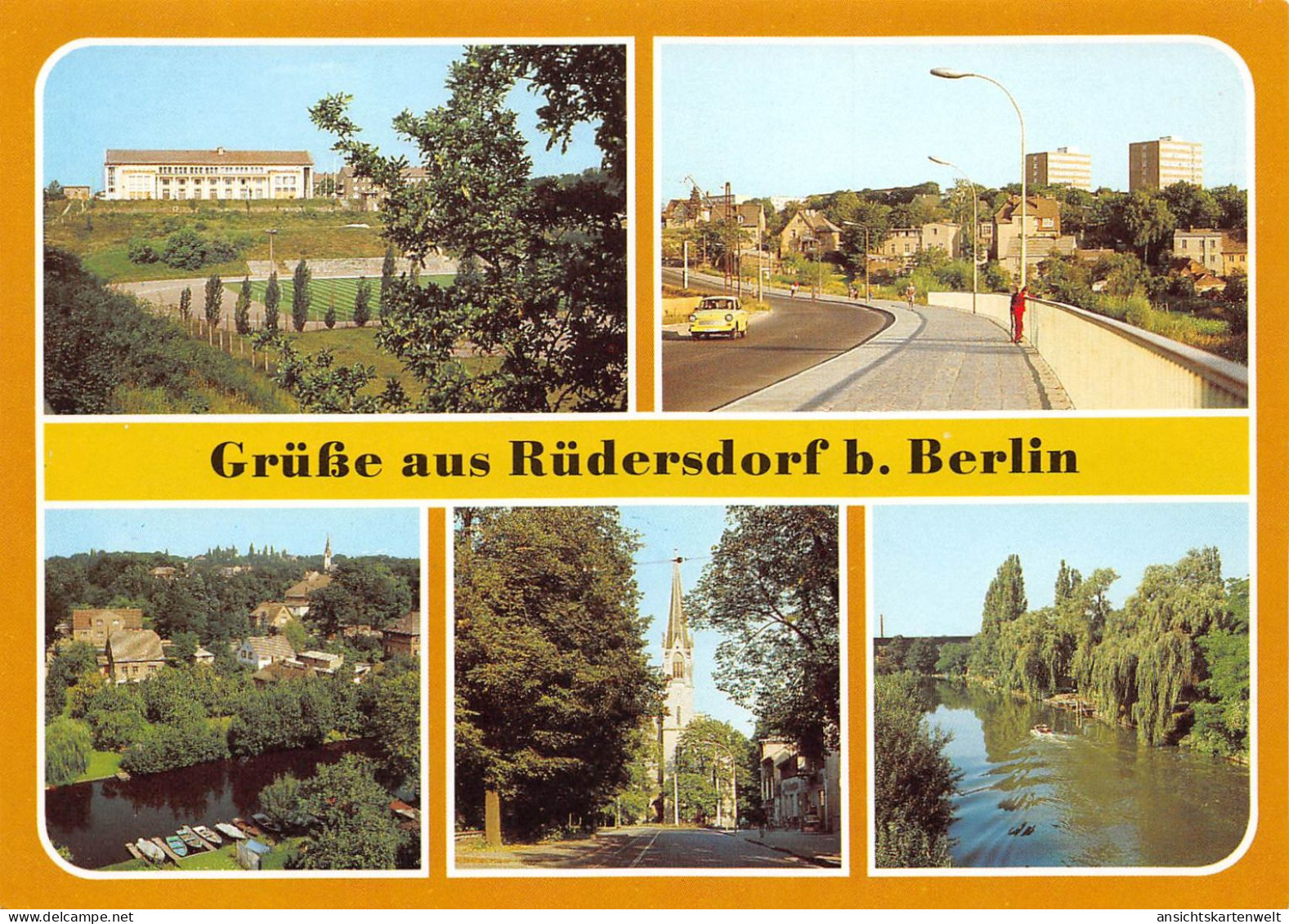 Rüdersdorf bei Berlin Teilansichten Mehrbildkarte ngl #168.010