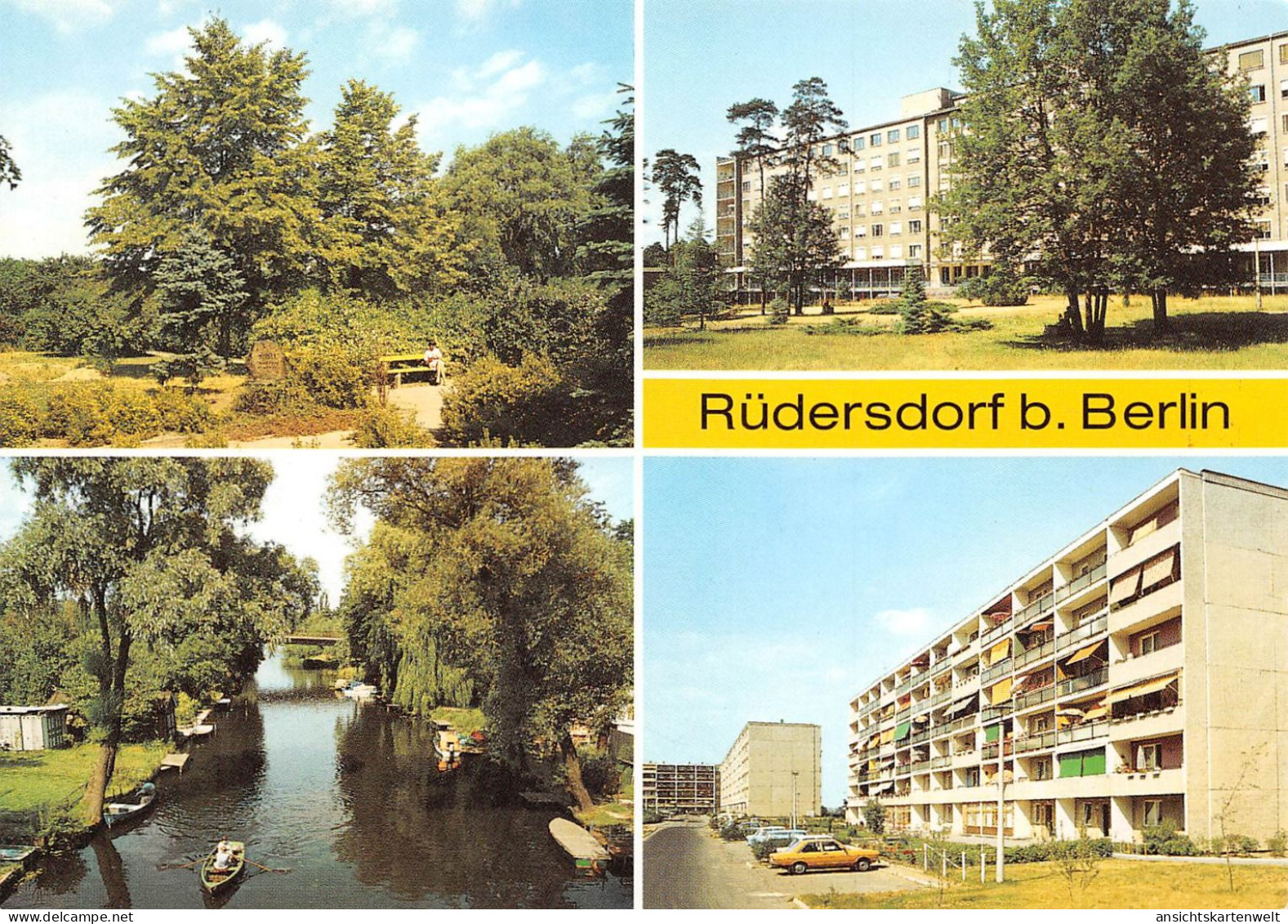 Rüdersdorf bei Berlin Teilansichten Mehrbildkarte ngl #168.011