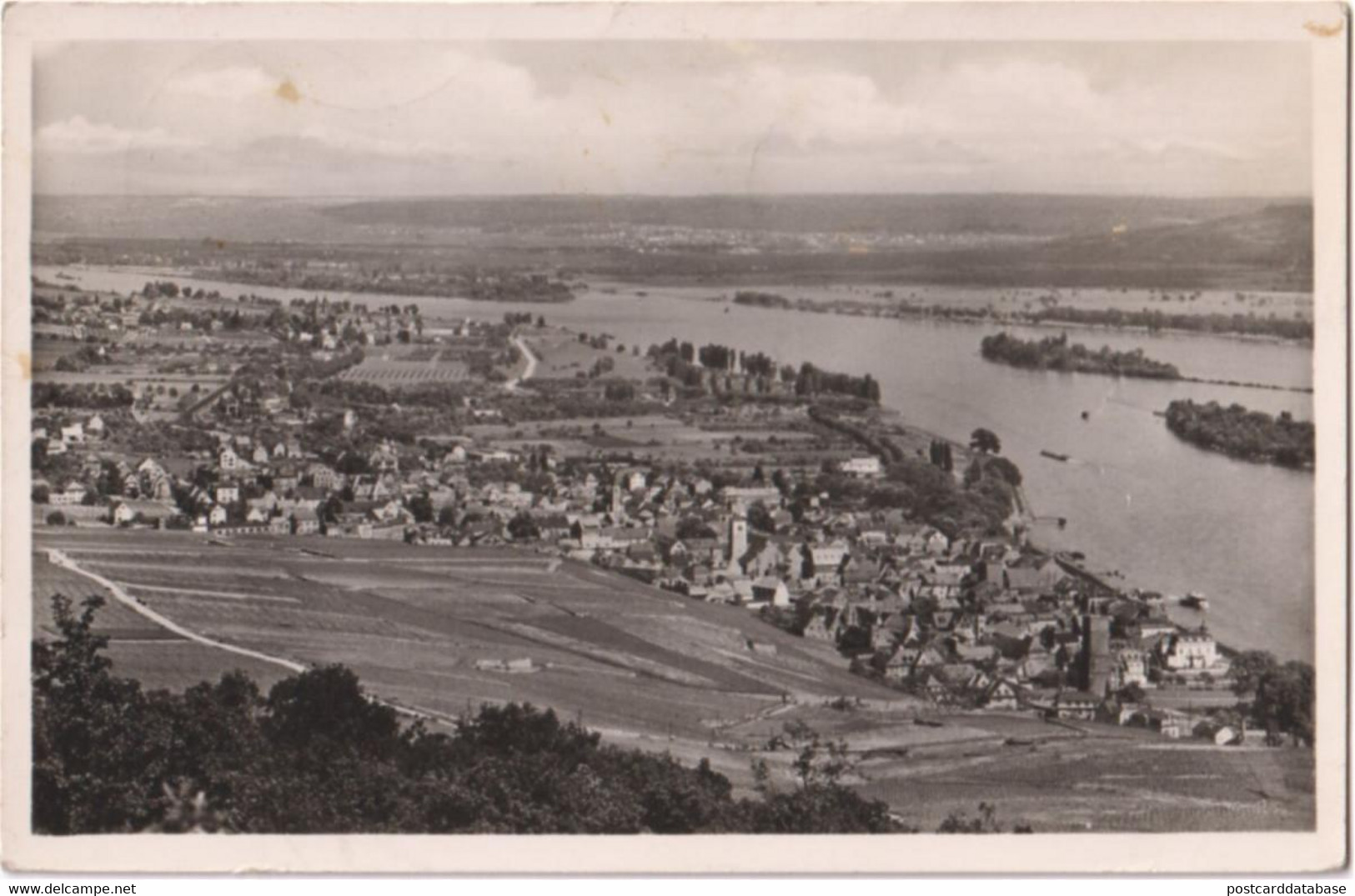 Rüdesheim a. Rh. - Blick in die Rheinebene