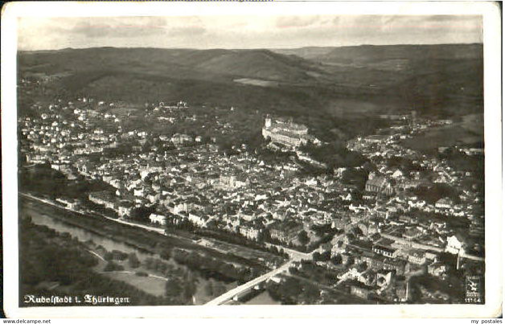 Rudolstadt Fliegeraufnahme
