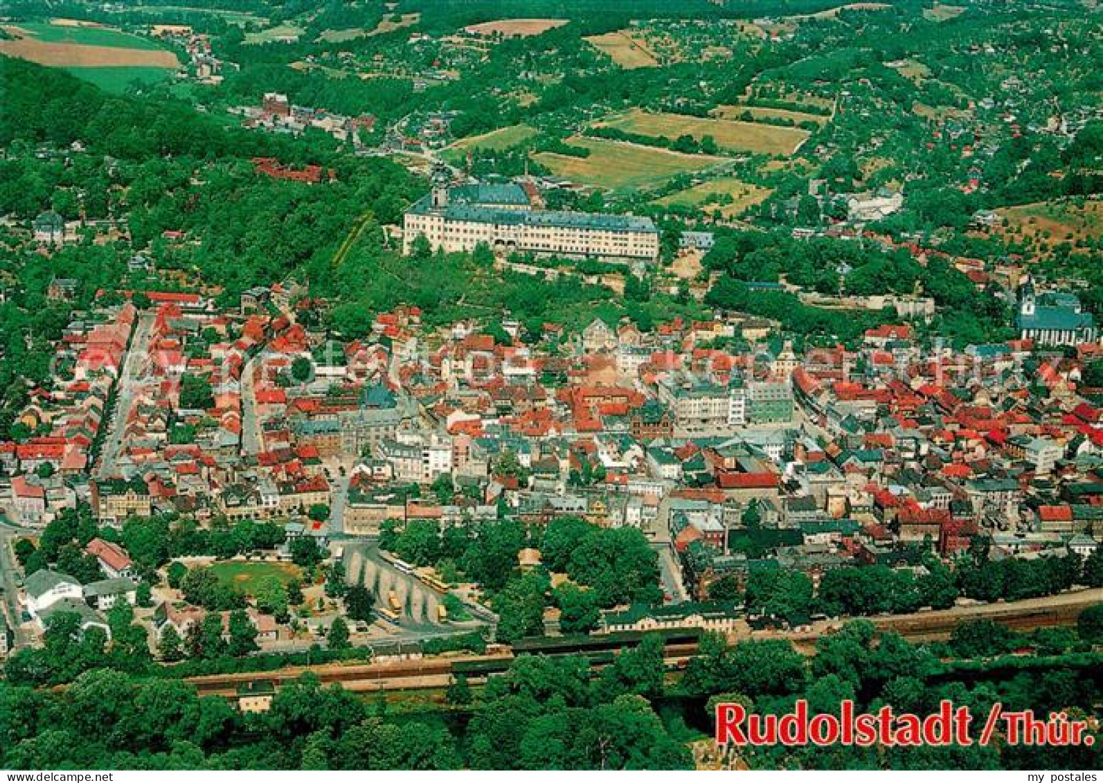 Rudolstadt Fliegeraufnahme