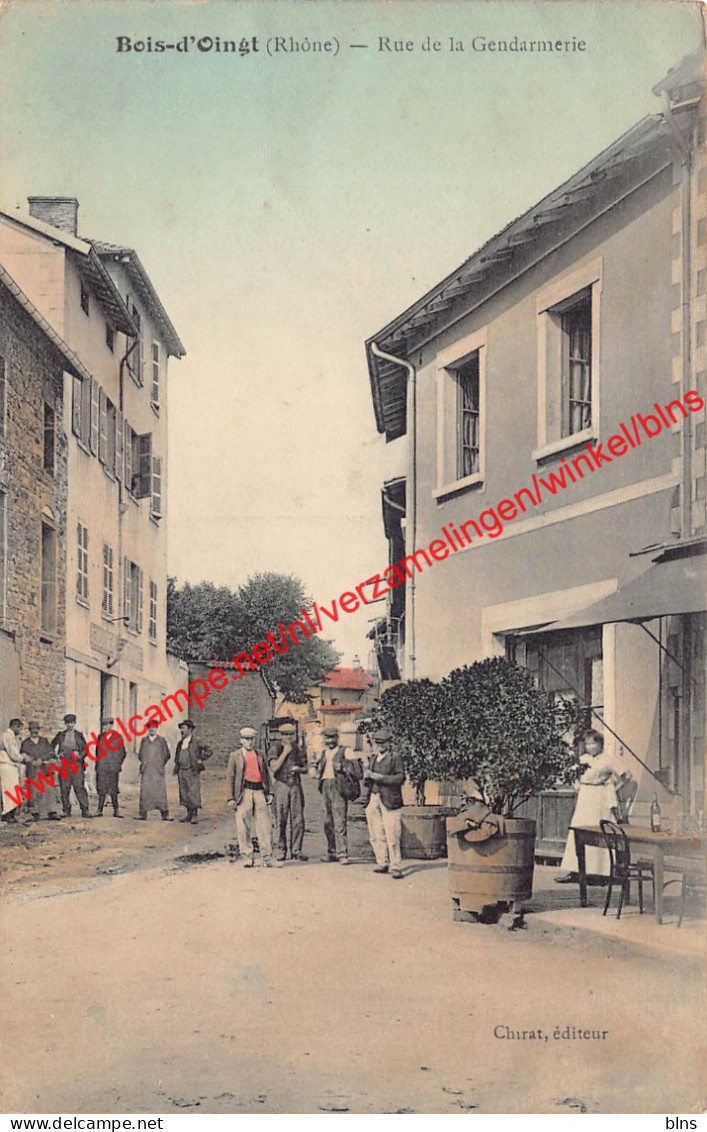 Rue de la Gendarmerie - Le Bois d'Oingt - (69) Rhône