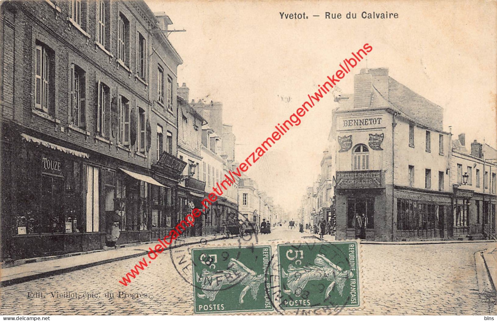 Rue du Calvaire - Bennetot meublements complets - Yvetot - (76) Seine Maritime