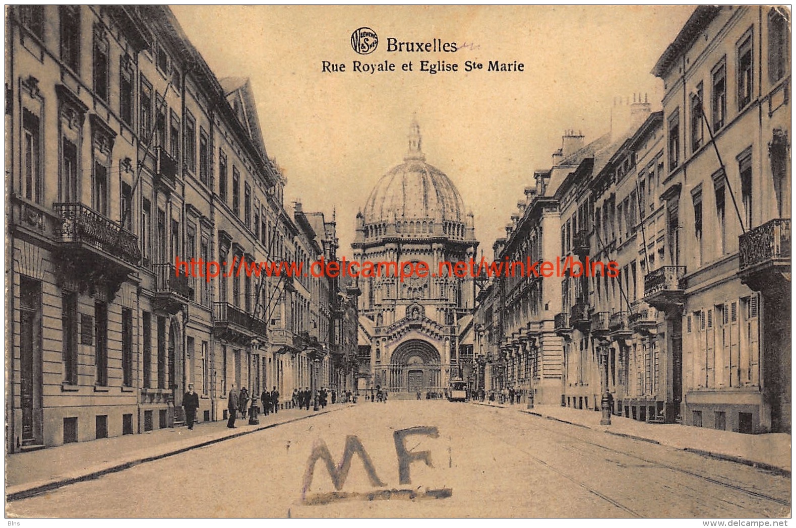 Rue Royale et Eglise Sainte-Marie