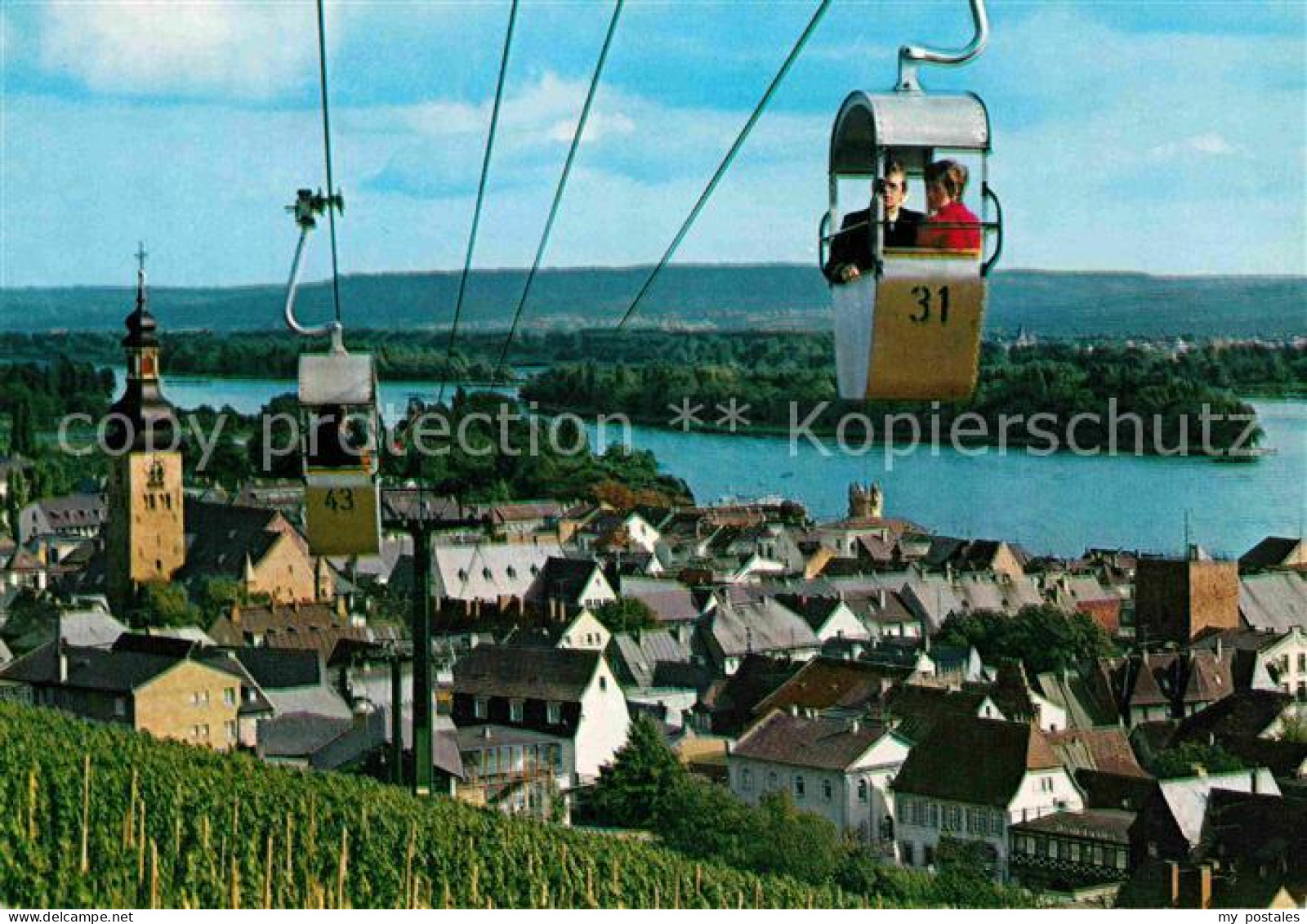 Ruedesheim Rhein Kabinenseilbahn