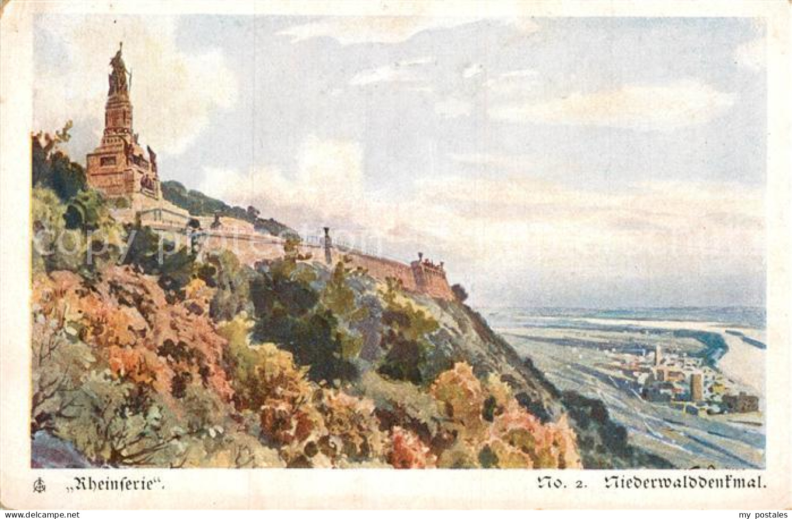 Ruedesheim Rhein Niederwalddenkmal