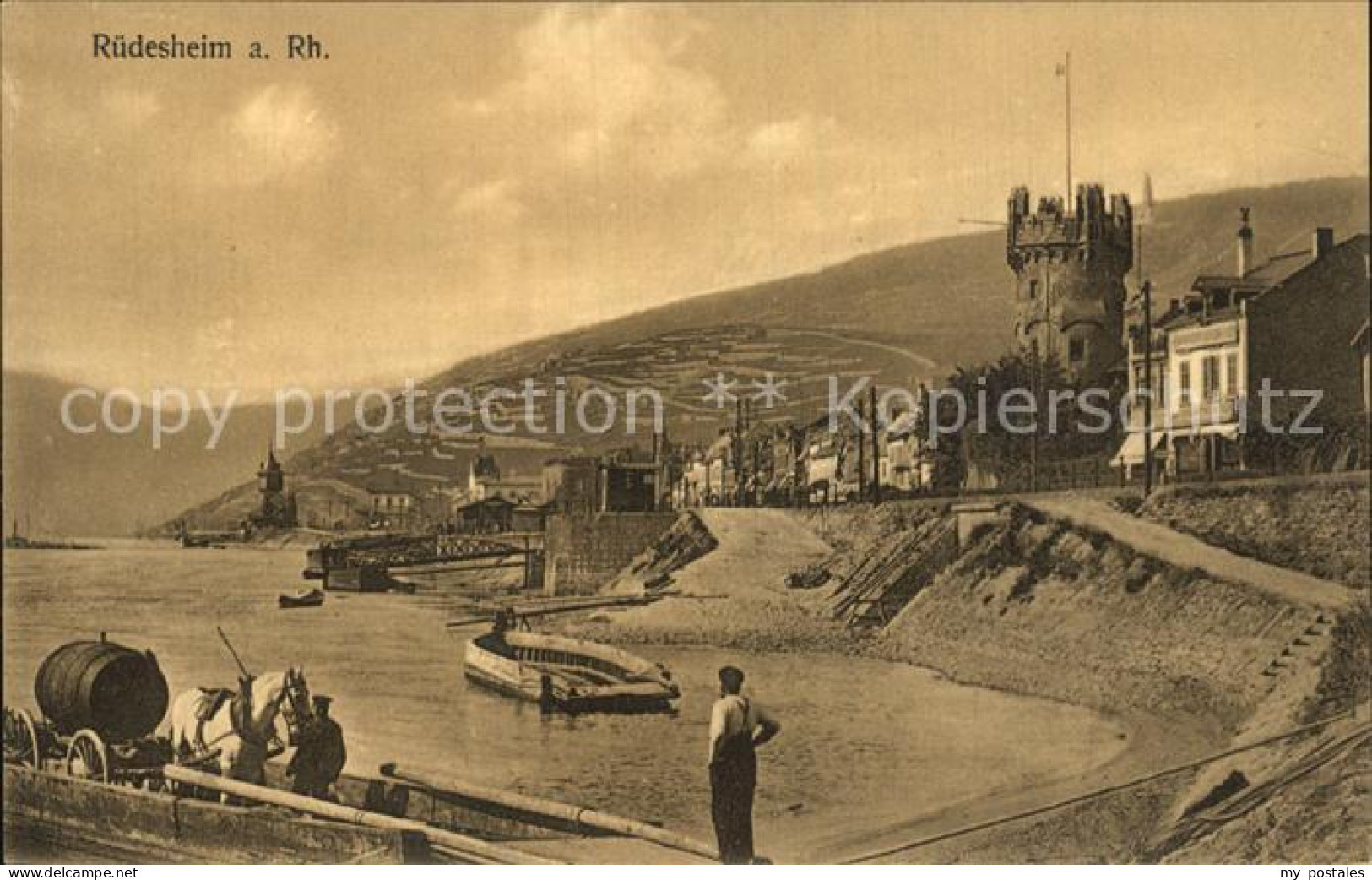 Ruedesheim Rhein Rheinpartie