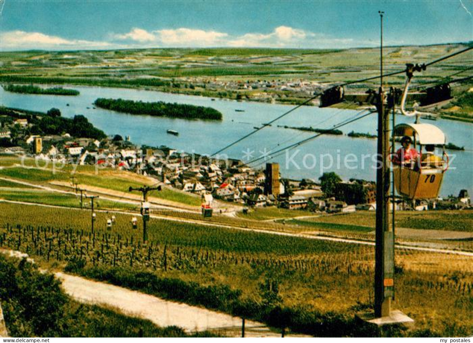 Ruedesheim Rhein Seilbahn Niederwald