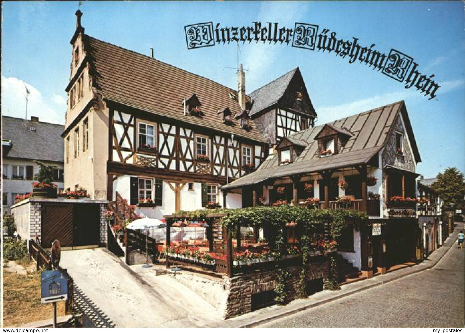 Ruedesheim Winzerkeller Ruedesheim Fachwerk Restaurant Tanzlokal