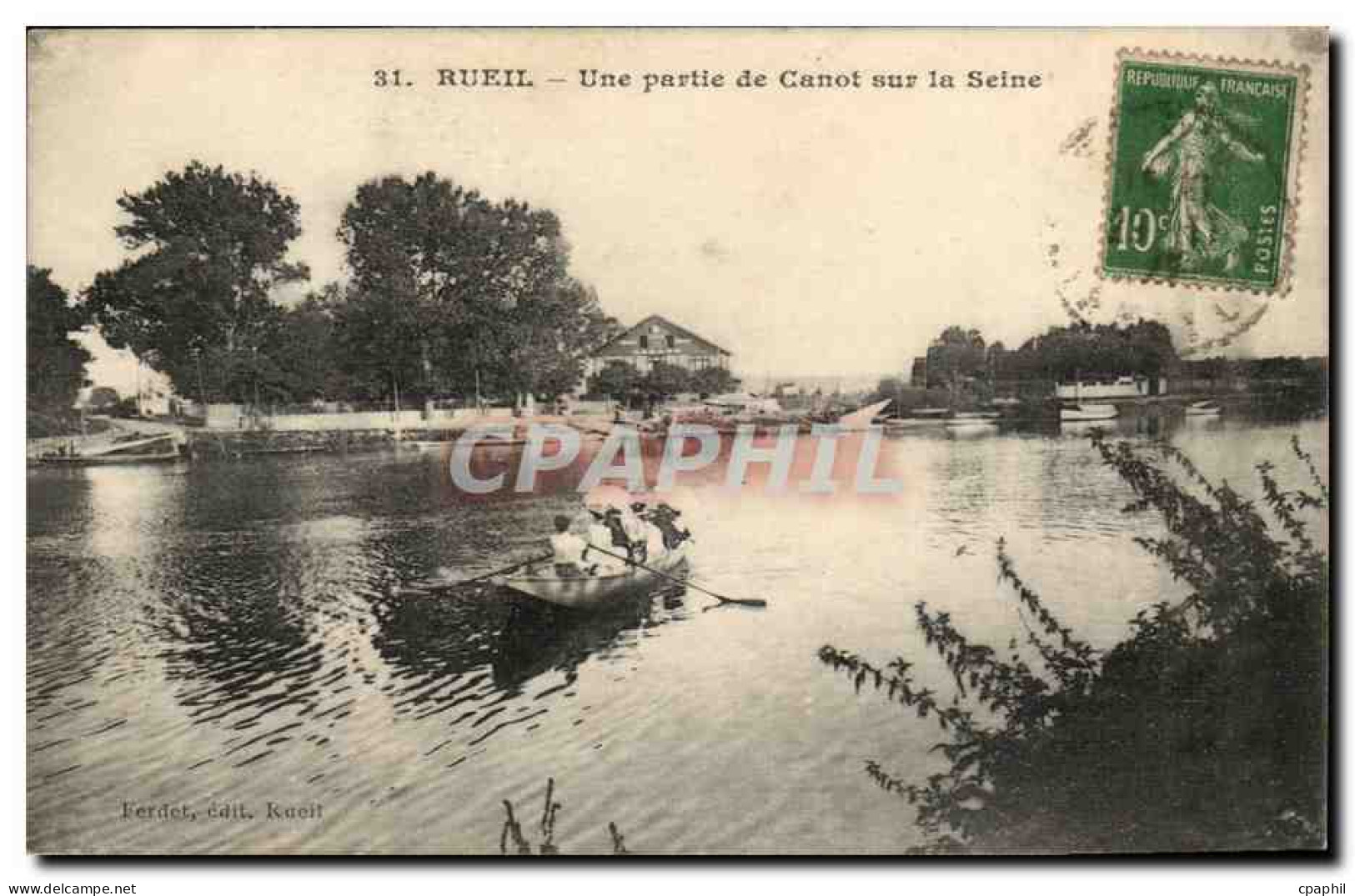 Rueil Malmaison - Une Partie de Carnot sur la Seine - CPA