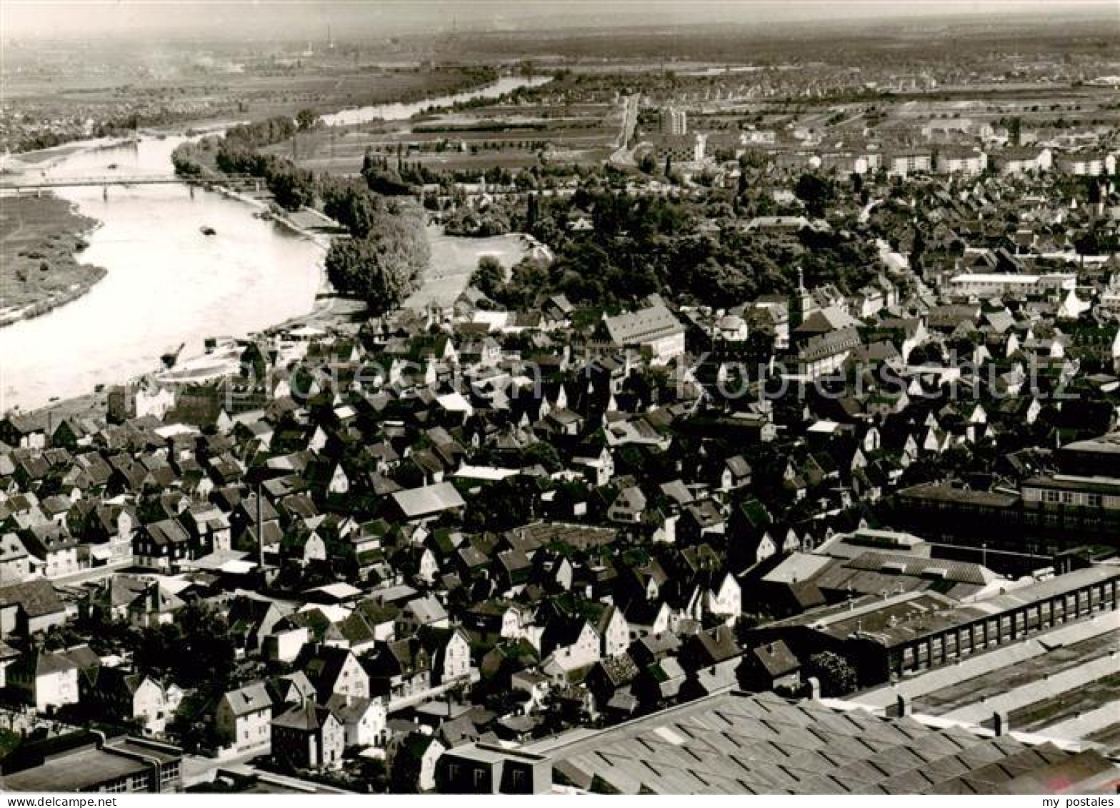 Ruesselsheim Main Fliegeraufnahme
