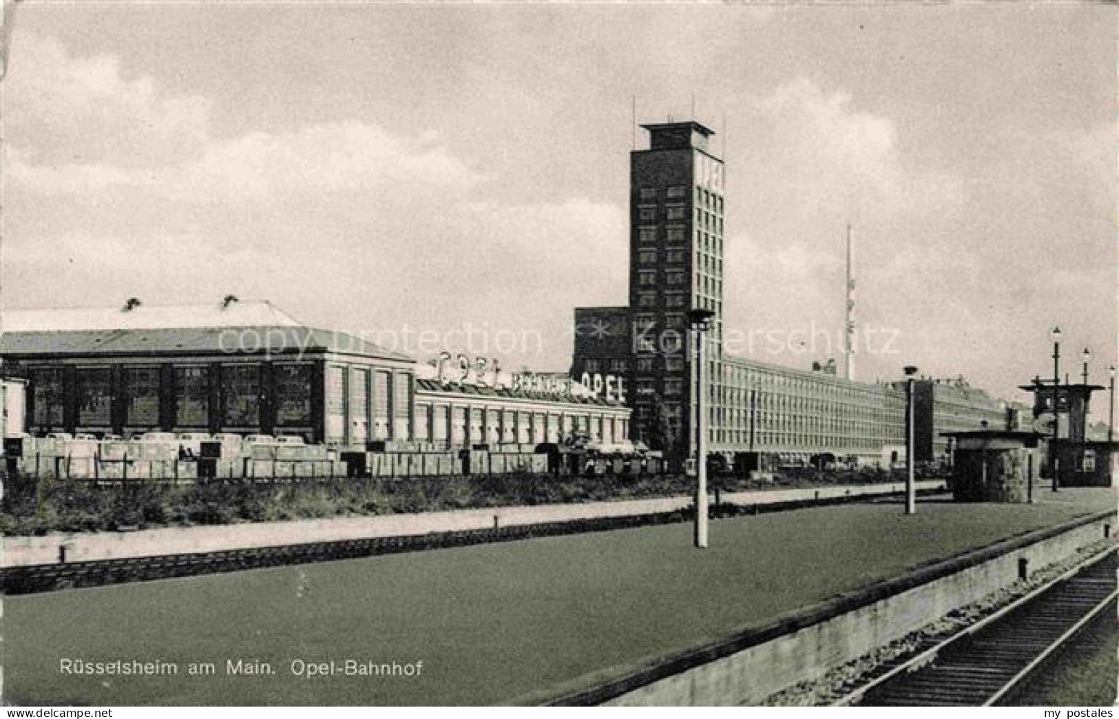 RuessELSHEIM Main Opel-Bahnhof