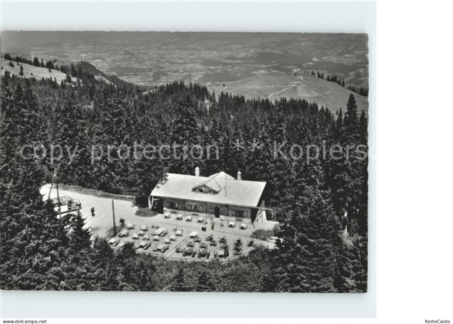 Rueti Riggisberg Berghaus Gurnigel Passhoehe Fliegeraufnahme