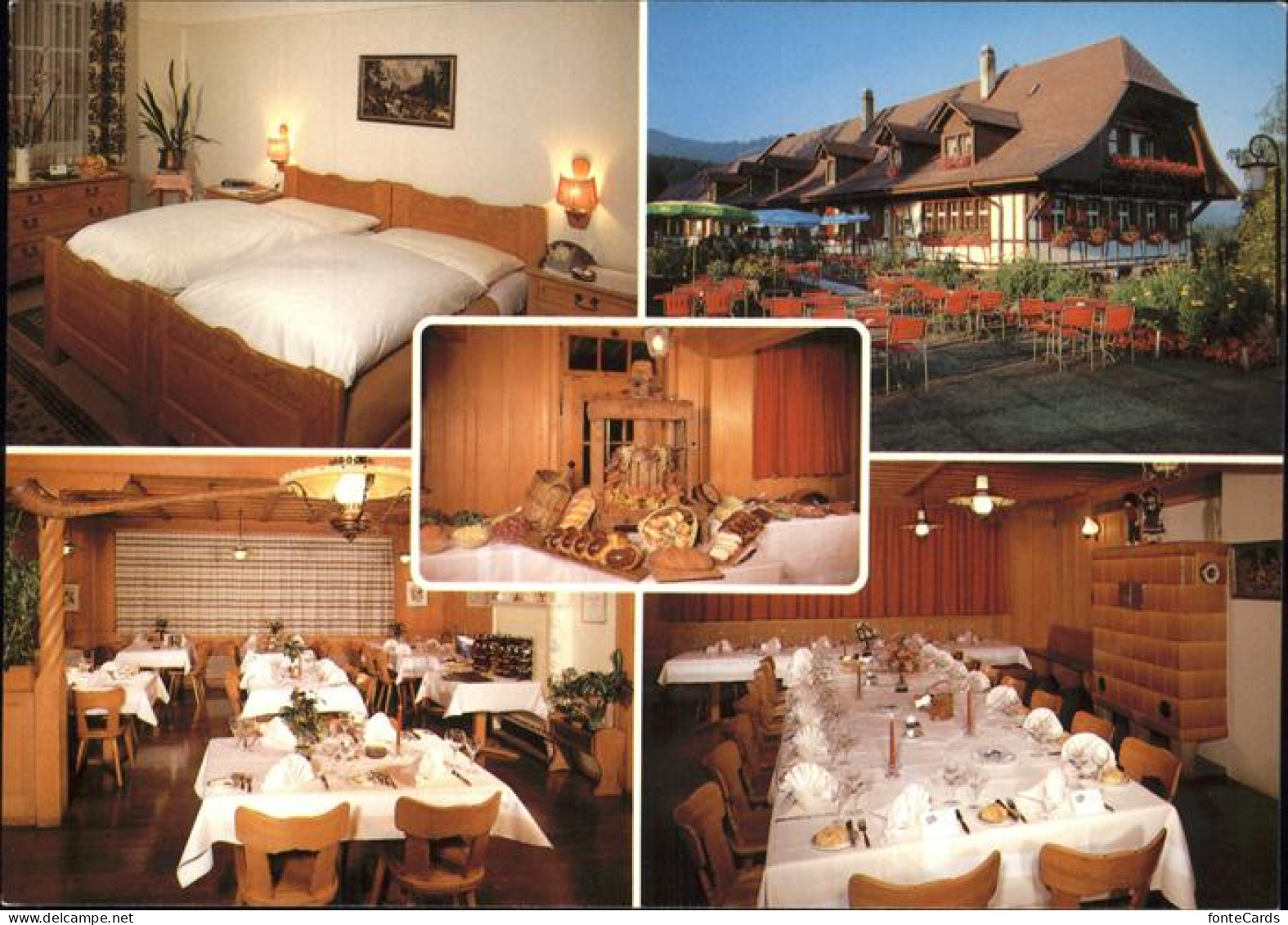 Rueti Riggisberg Hotel Gurnigelbad Gartenterrasse Speiserestaurant