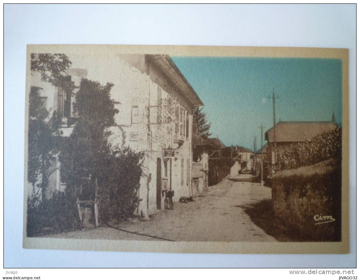 RUFFIEUX  (Savoie)  :  Rue de la  POSTE