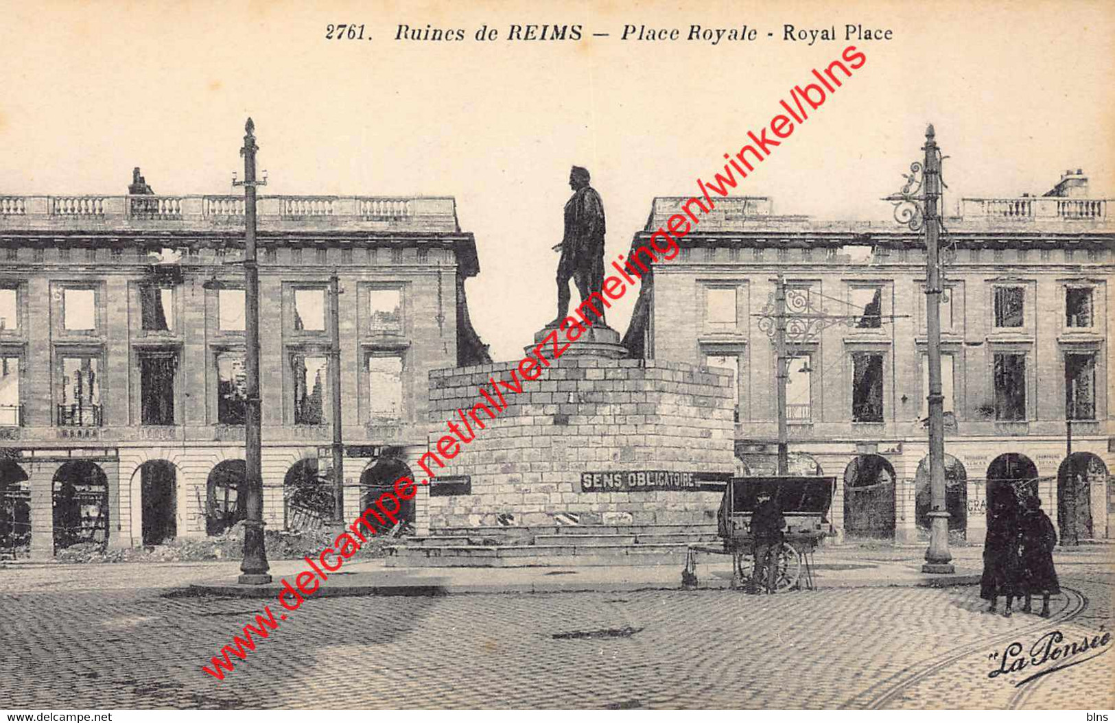 Ruines de Reims - Place Royale - Reims - (51) Marne