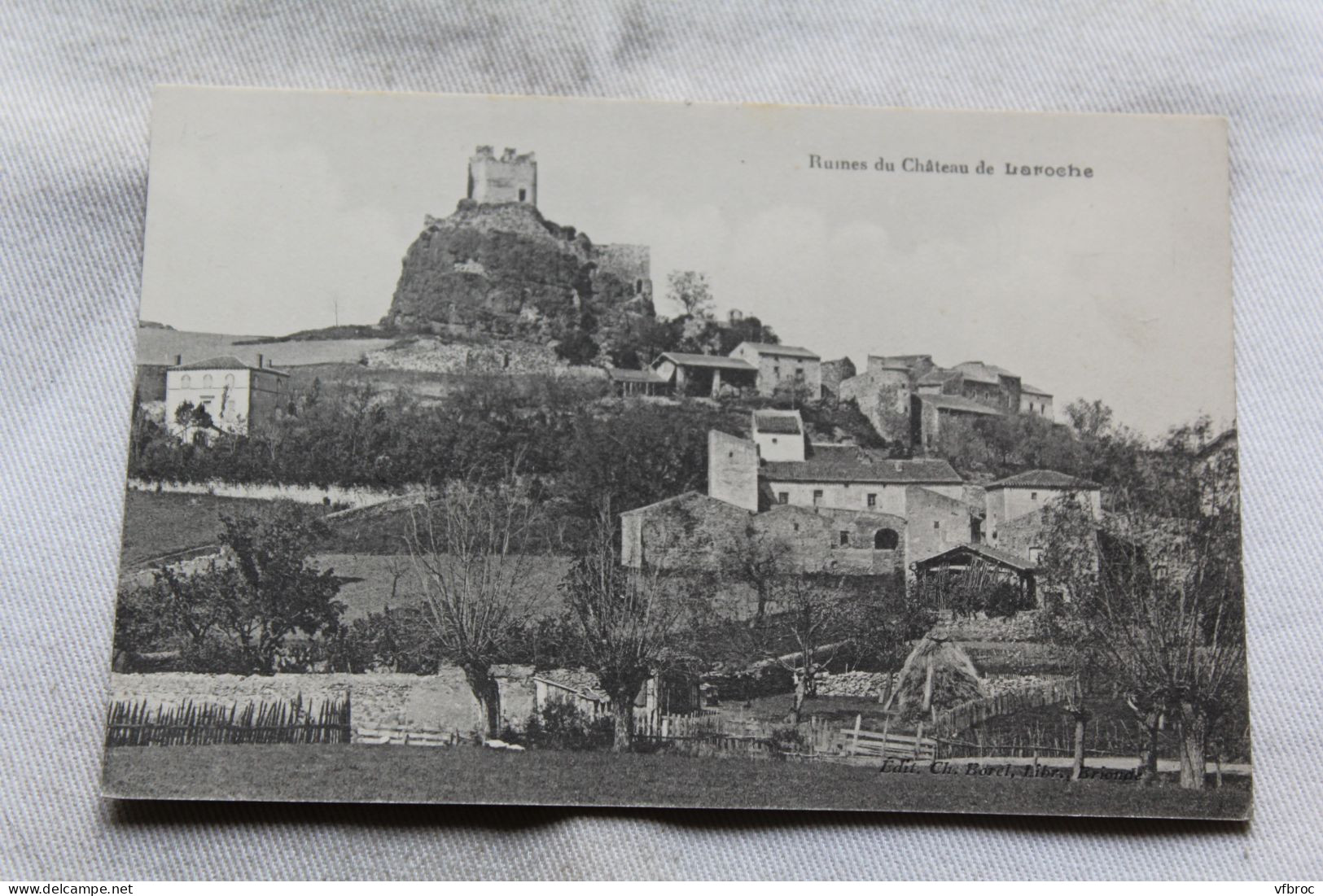 ruines du château de Laroche, Haute Loire 43
