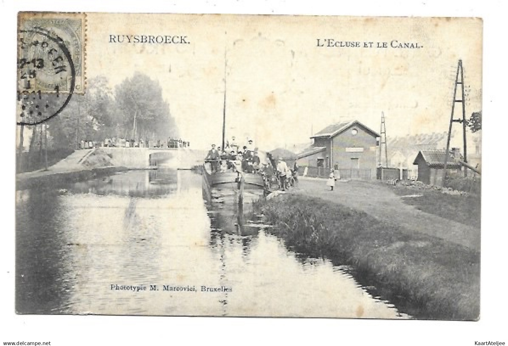 Ruisbroek - L'Ecluse et le Canal.