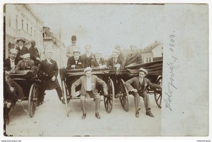 KOLOZSVÁR 1909. Diákok, vicces, fotós képeslap