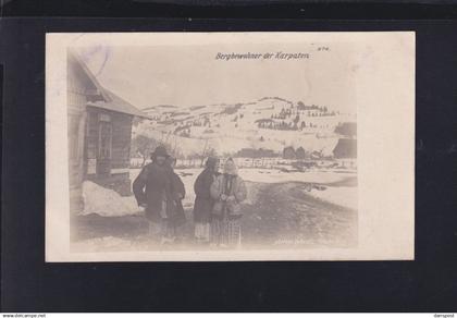 Rumänien Romania AK Bergbewohner der Karpaten 1. WK Feldpost