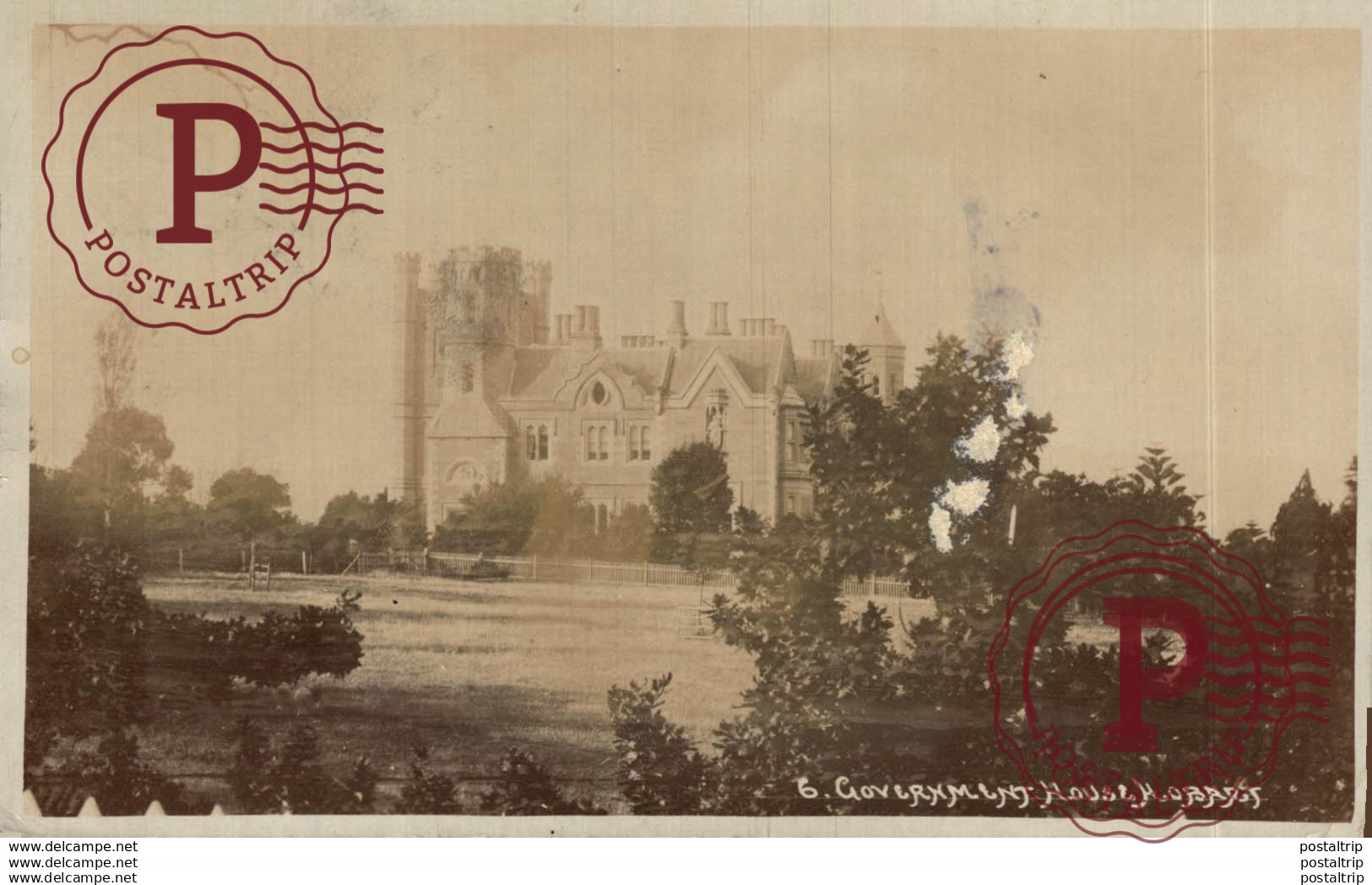 RUMANIA // ROMANIA. HOBART. GOVERNMENT HOUSE. - REAL PHOTO