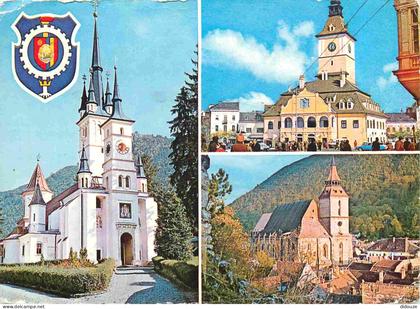 Roumanie - Brasov - Multivues - Romania - Rumania - CPM - Etat pli visible - Voir Scans Recto-Verso