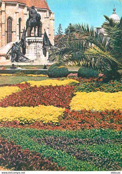 Roumanie - Cluj - Statuia lui Matei Corvin - Romania - Rumania - CPM - Voir Scans Recto-Verso