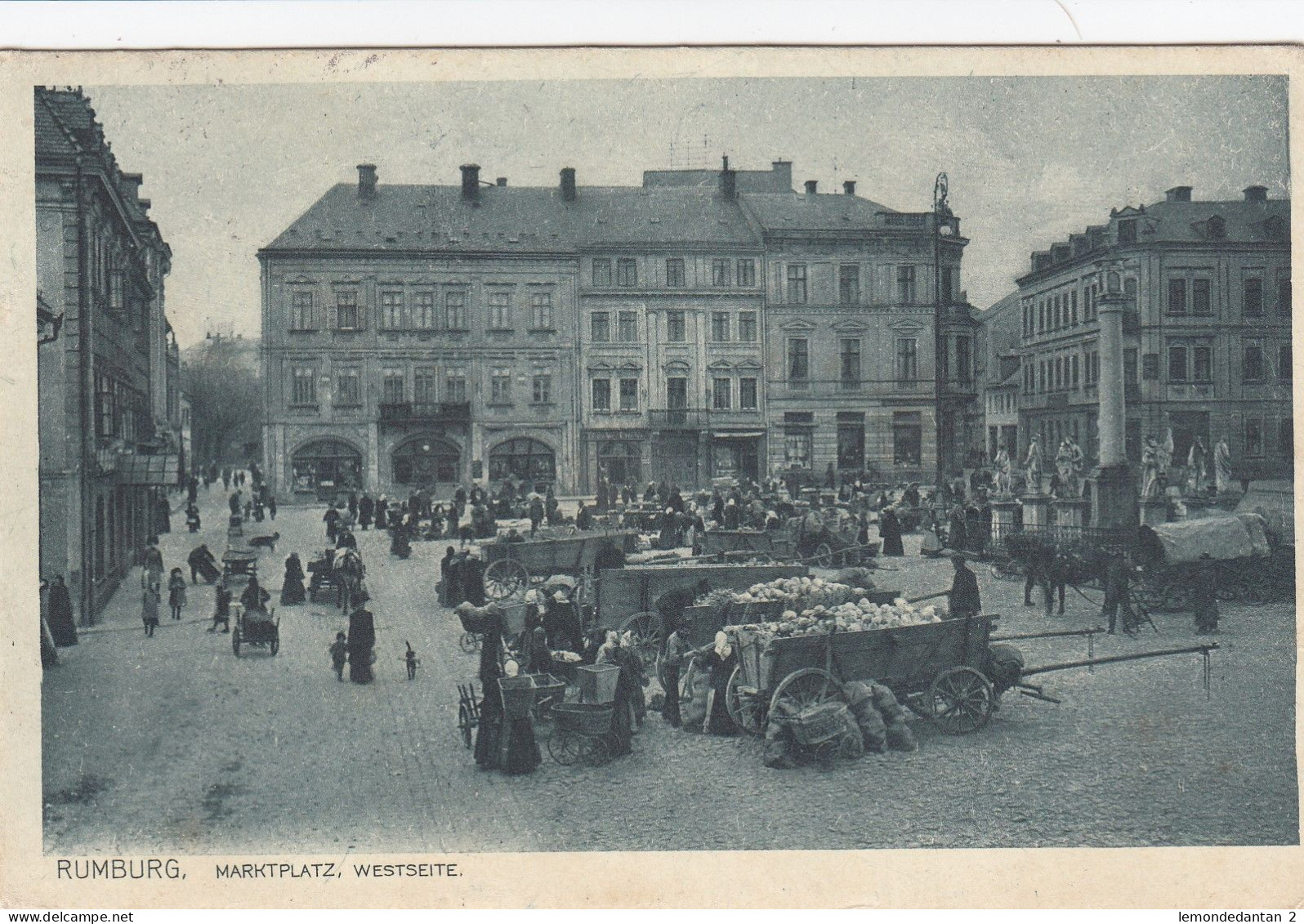 Rumburg - Marktplatz - Westseite