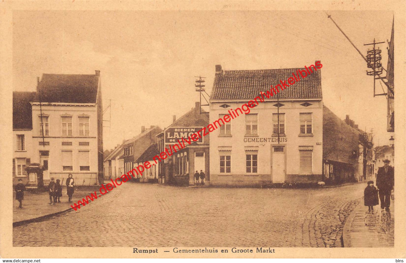 Rumpst - Gemeentehuis en Groote Markt - Rumst