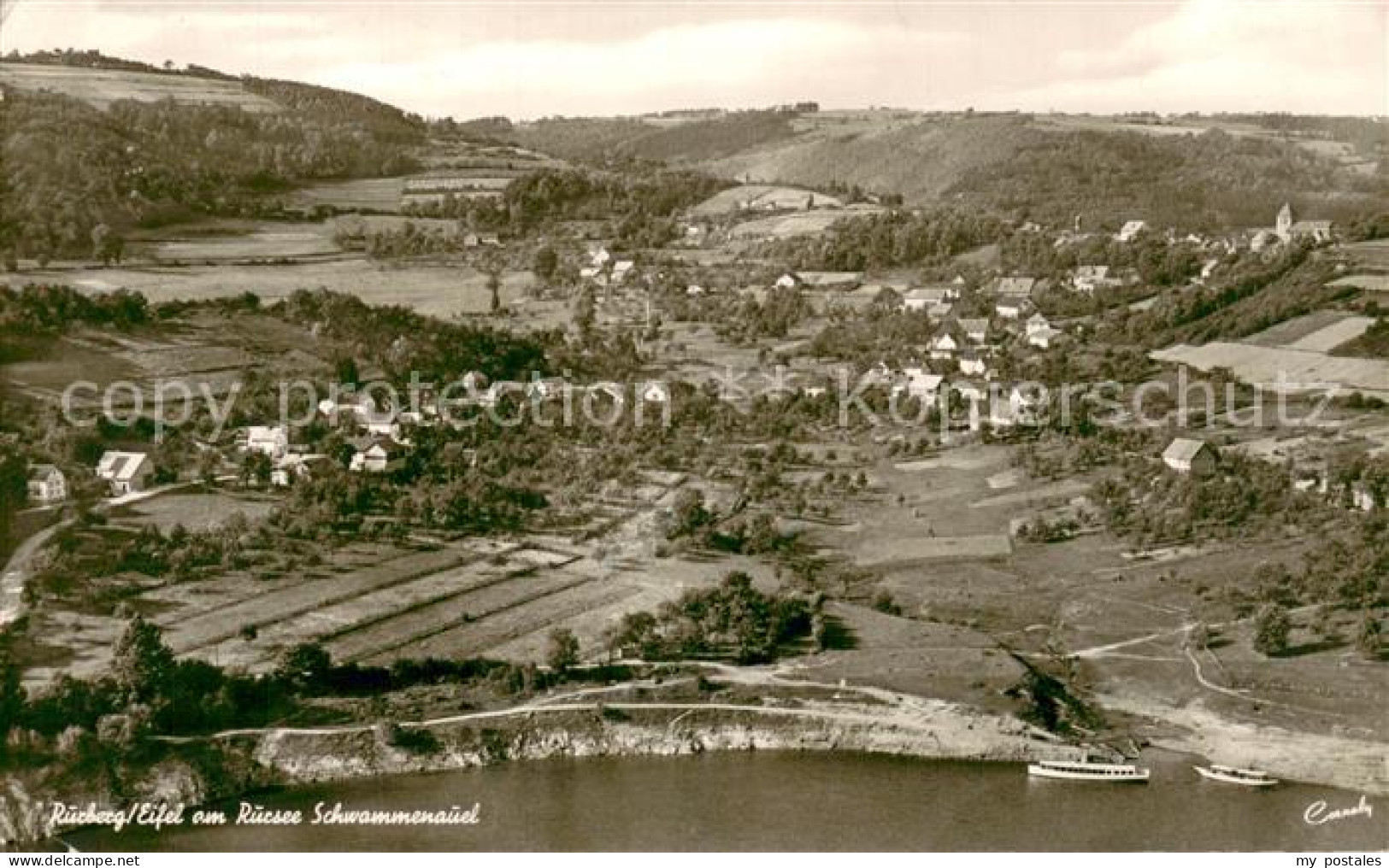 Rurberg Simmerath Eifel NRW am Rursee Schwammenauel Fliegeraufnahme