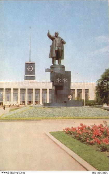 Leningrad St Petersburg Monument Lenin Gare Finlande