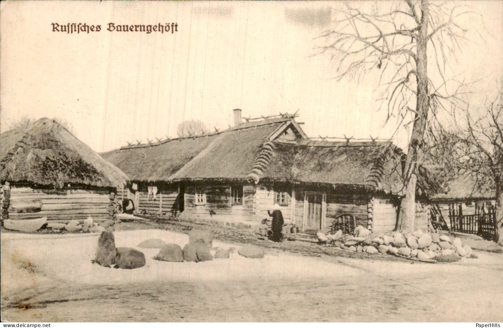 Rusland Russia - Bauerngehöft