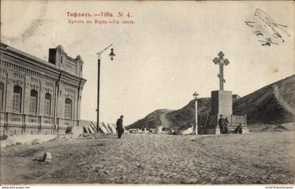 CPA Tiflis Tblissi Georgien, Kreuz