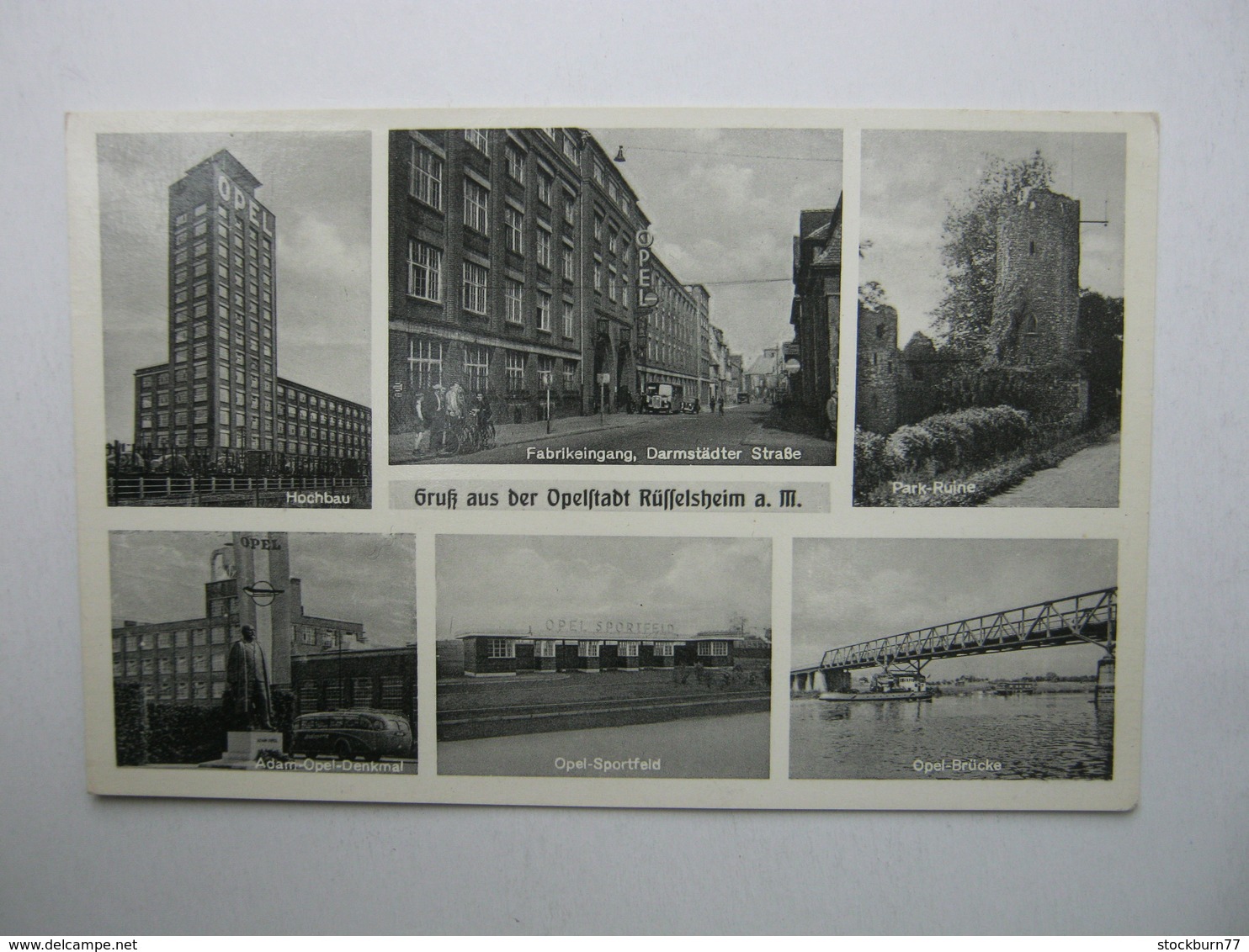 RÜSSELSHEIM,  Schöne Karte um 1950