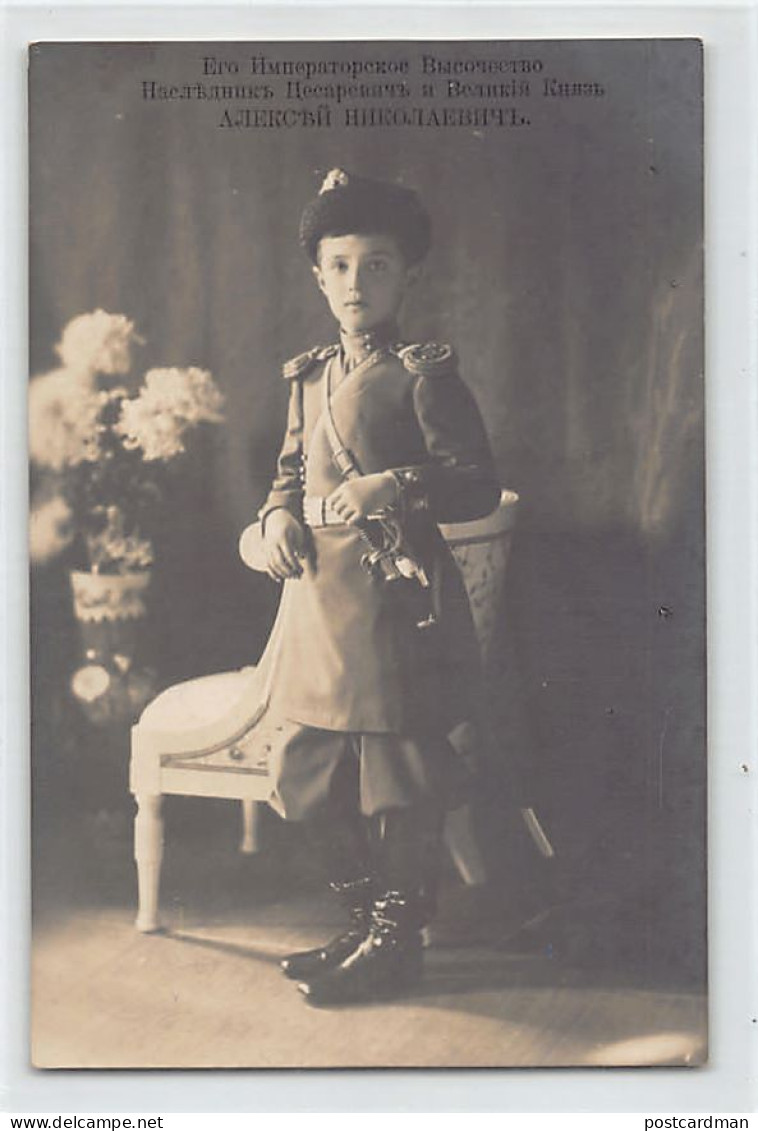 Russia - Alexei Nikolaevich, Tsarevich of Russia - REAL PHOTO - Publ. Boasson & Eggler