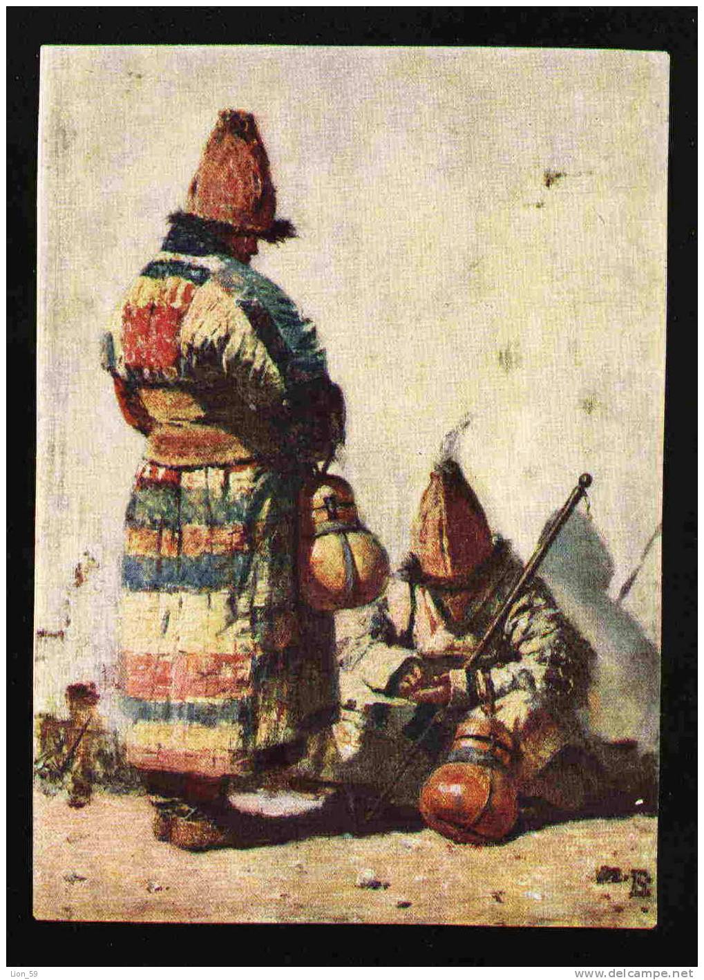 Russia Art Vasily  VERESHCHAGIN - TURKESTAN TYPES Series - 3055 pc 22056