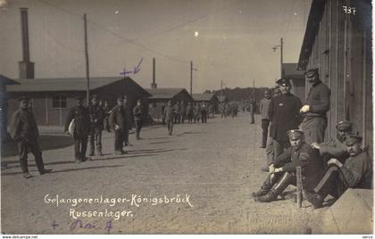 Carte POSTALE Ancienne de  RUSSIE - Le  Camp Russe  (à KÖNIGSBRÜCK)