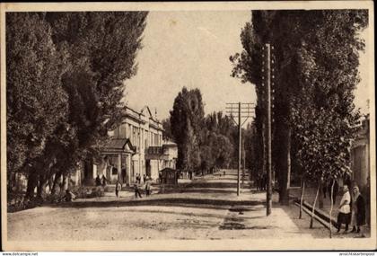 CPA Taschkent Usbekistan, Straßenpartie im Ort