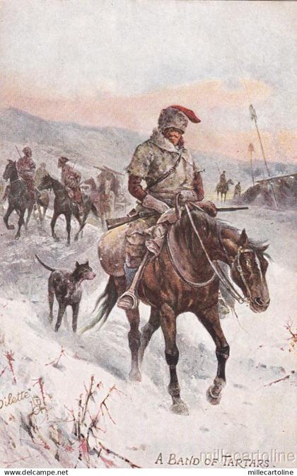 * RUSSIA - Oilette, Feller - Life in Russia Ser.I - A Band of Tartars