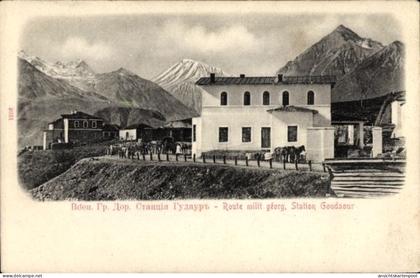 CPA Gudauri Georgien, Bahnhof
